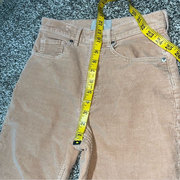 Everlane Pinkish Baby Cord High Rise Pants Petal 27 See Note - Picture 4 of 9